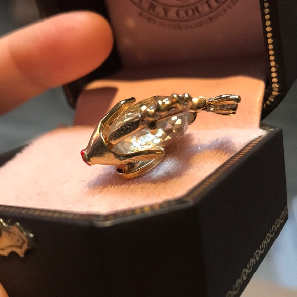 Juicy Couture charm Ltd edition clear gem fish - Picture 5 of 7